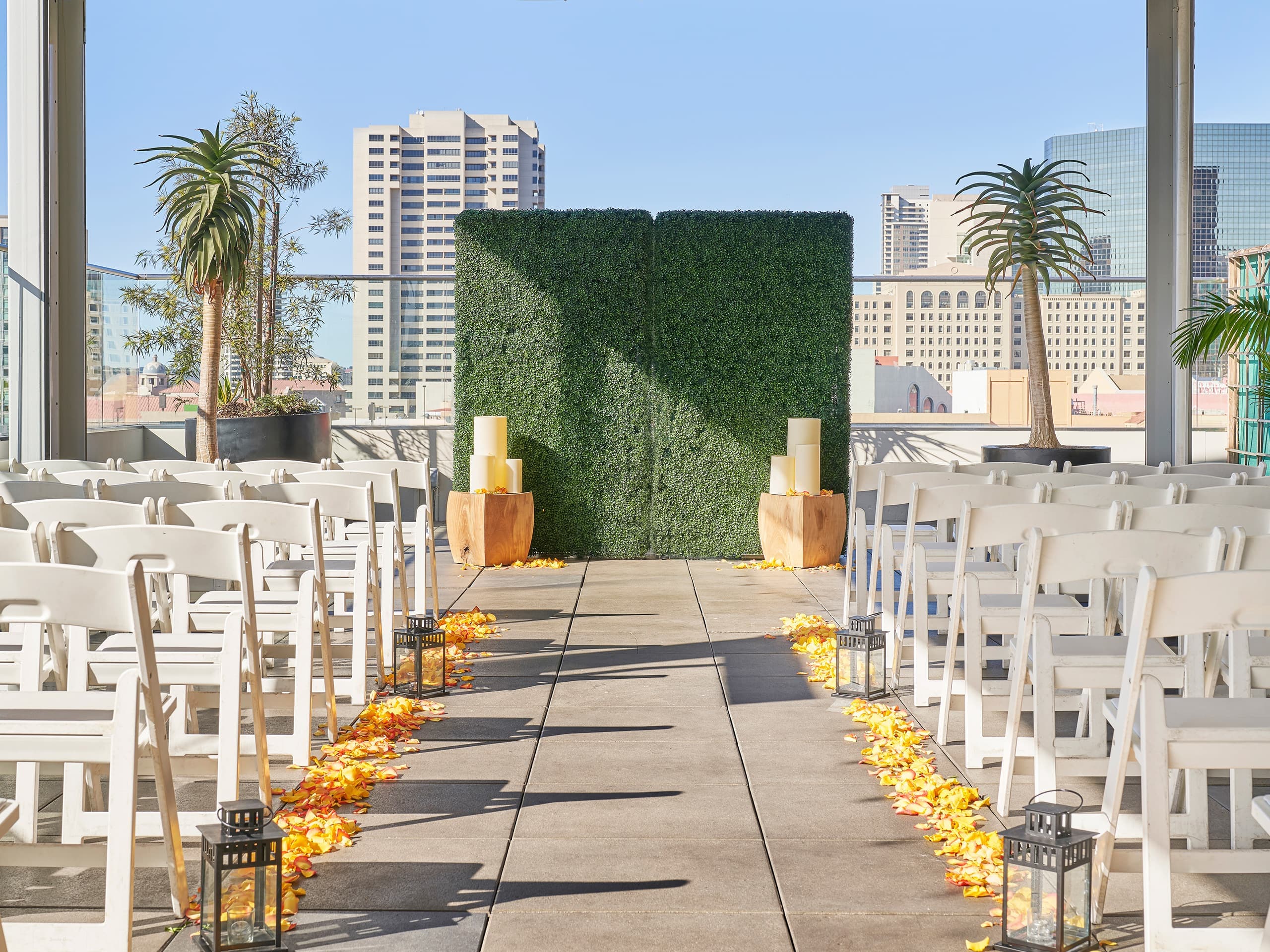Andaz San Diego Rooftop Wedding Ceremony