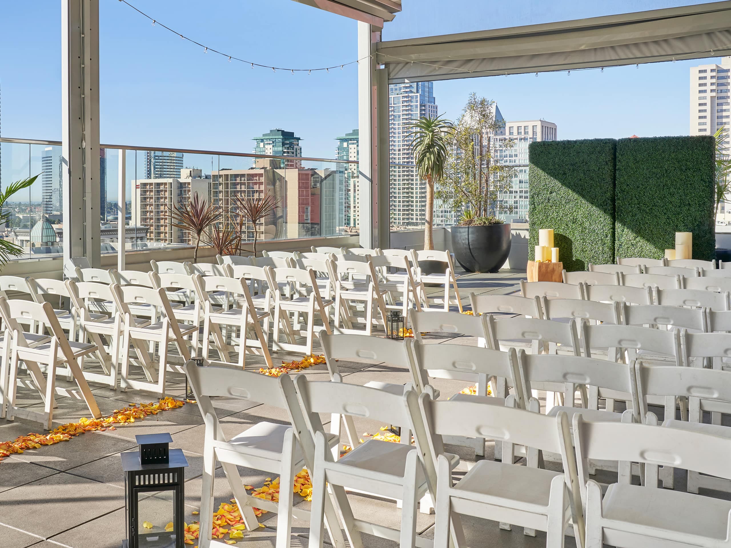 Andaz San Diego Rooftop Wedding Ceremony