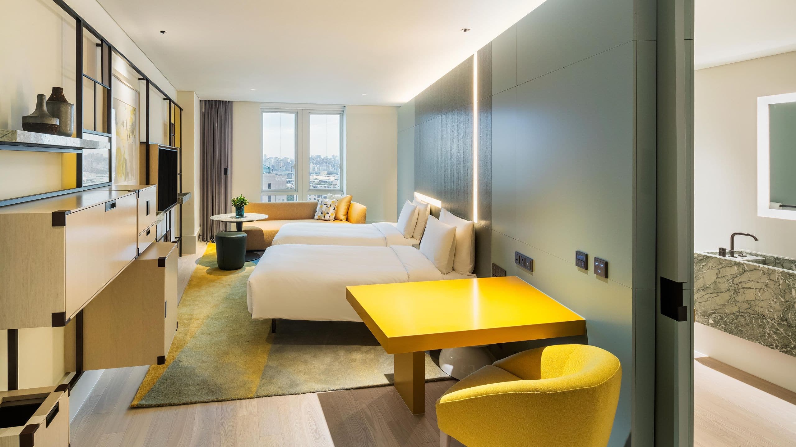 第 1,共 2 Andaz Seoul Gangnam Deluxe Two Twin Beds