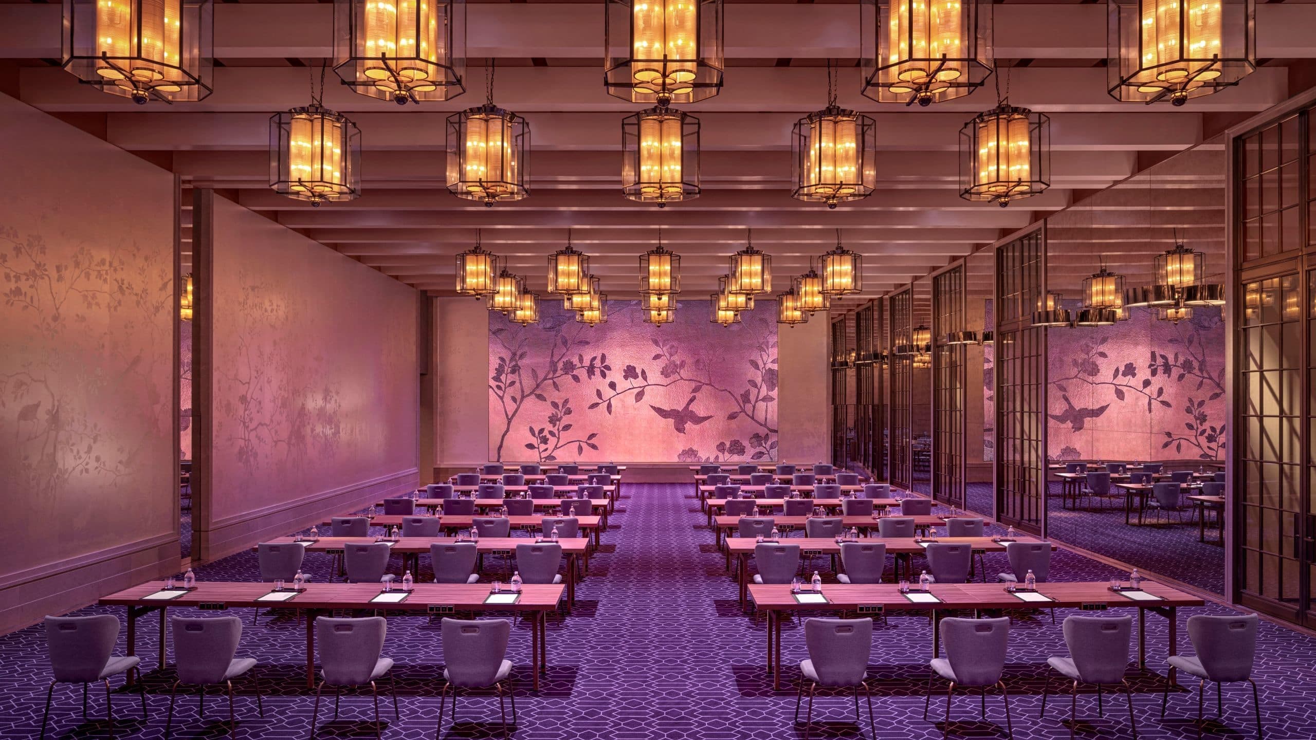 1 of 1 Andaz Shenzhen Bay Ballroom Classroom Setup