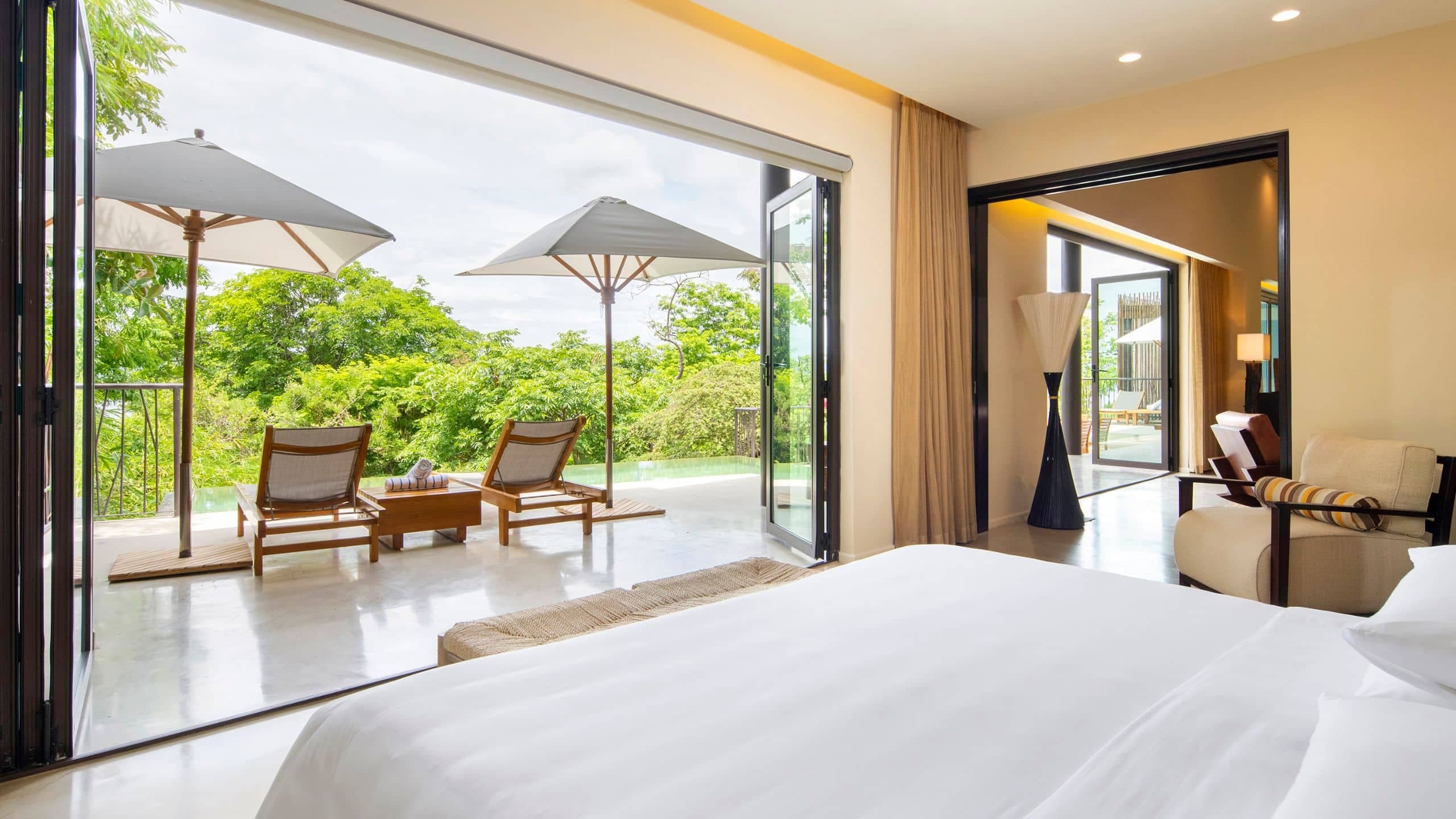 Andaz Costa Rica Resort at Peninsula Papagayo Presidential Suite Bedroom Balcony