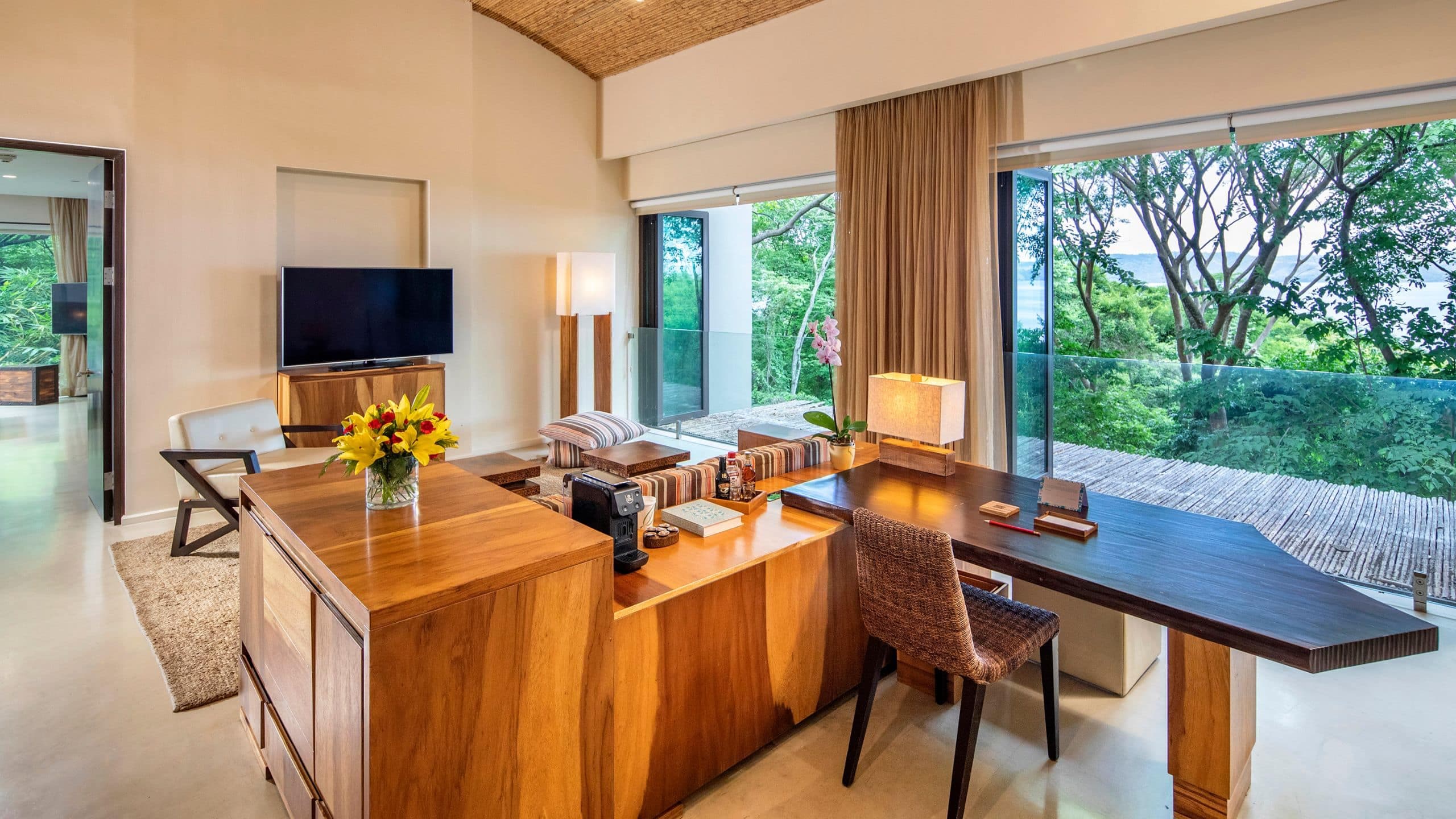 Andaz Costa Rica Resort at Peninsula Papagayo Andaz Suite Living Room Desk Daytime