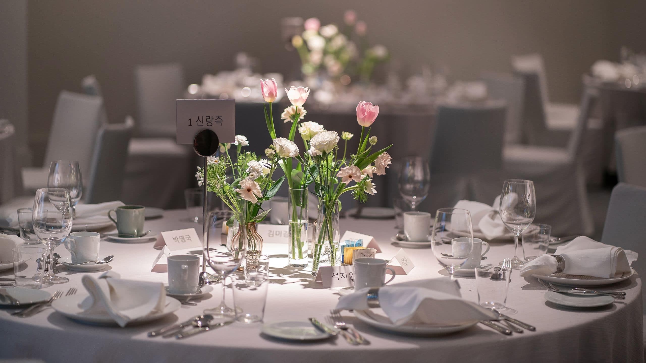 第 1,共 1 Andaz Seoul Gangnam Event Wedding Table Flower
