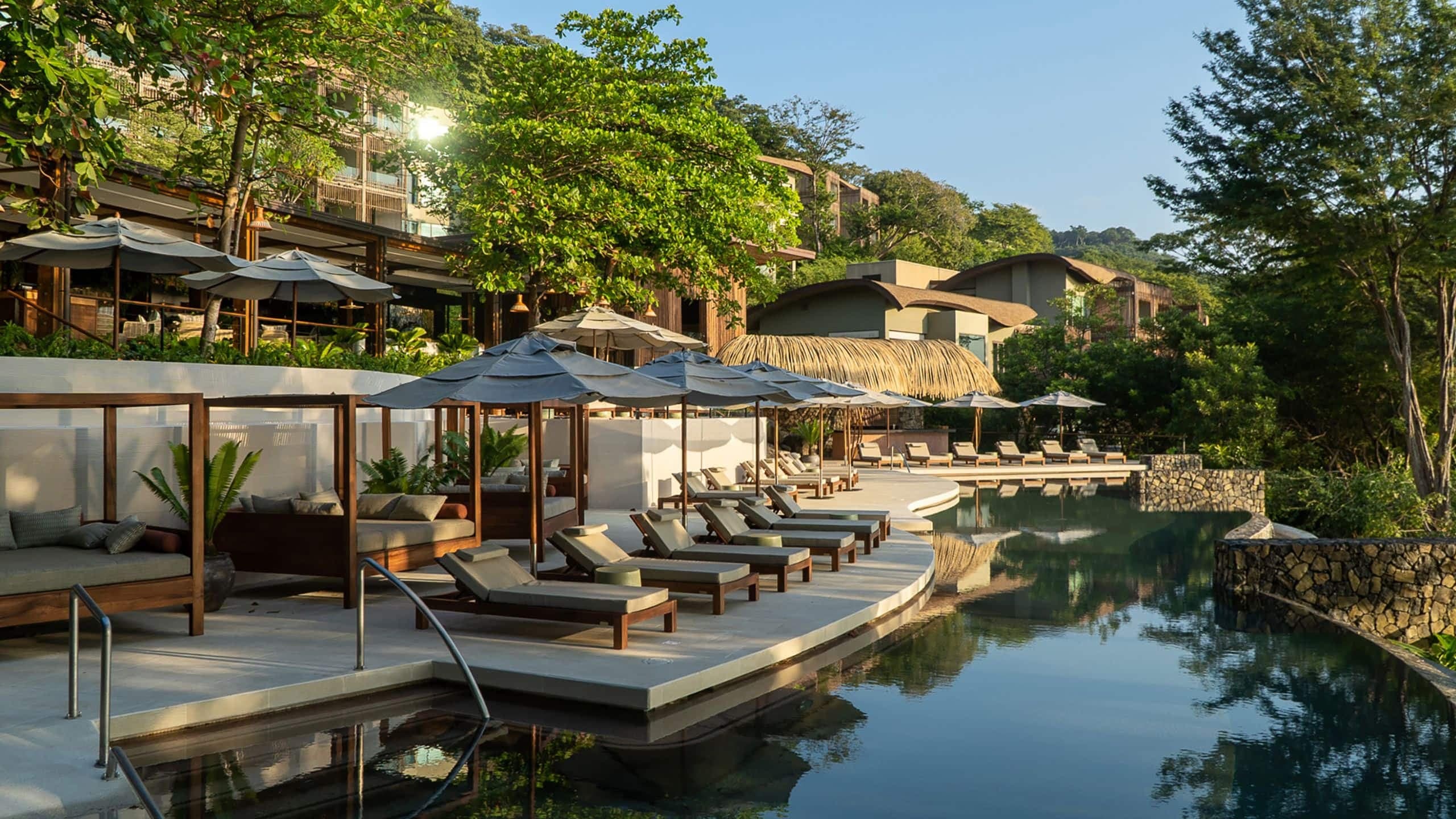 Andaz Costa Rica Resort at Peninsula Papagayo Ostra Pool Deck Chairs