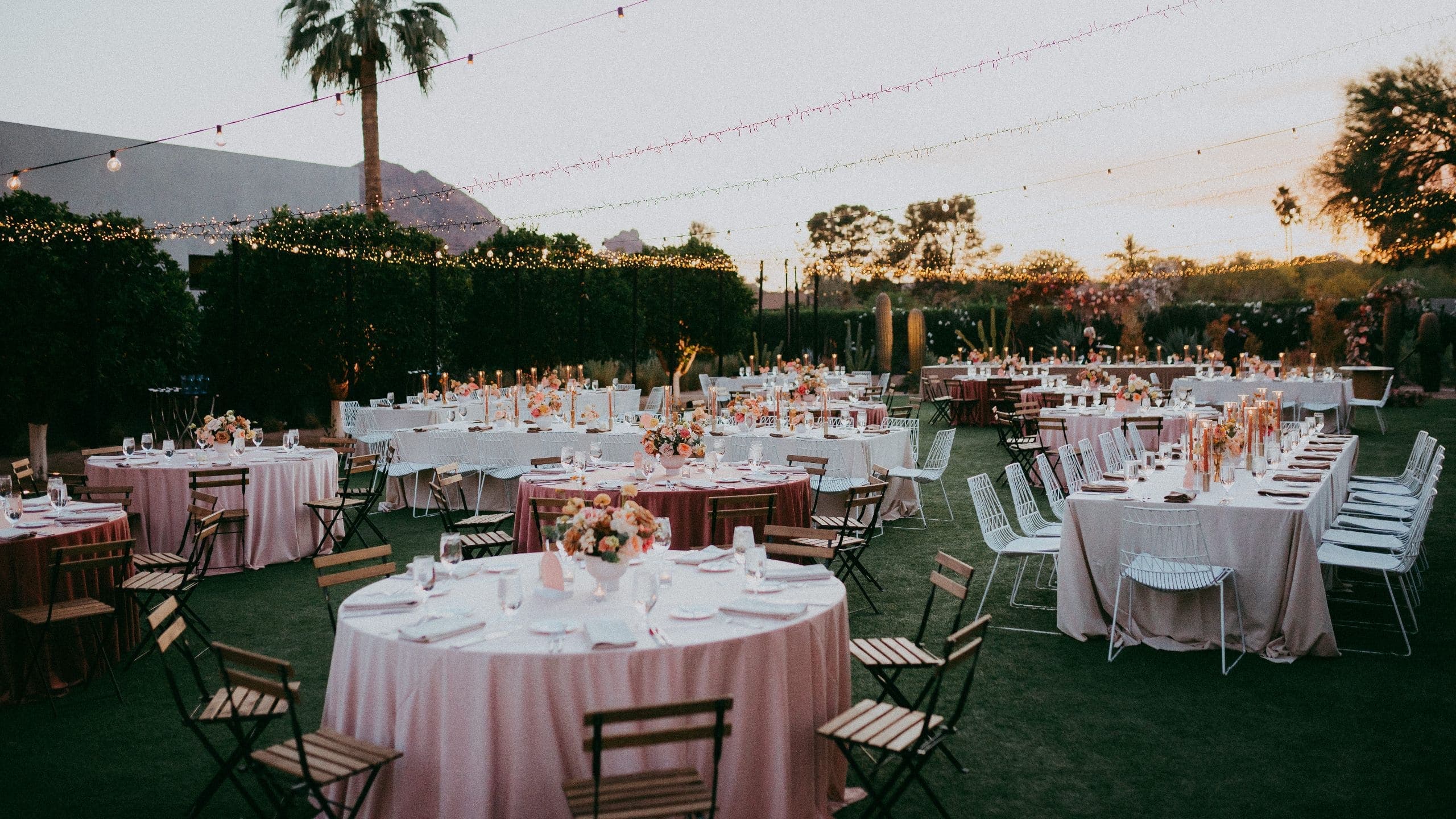 2 of 3 Andaz Scottsdale Resort & Bungalows Wedding Reception Mountain View