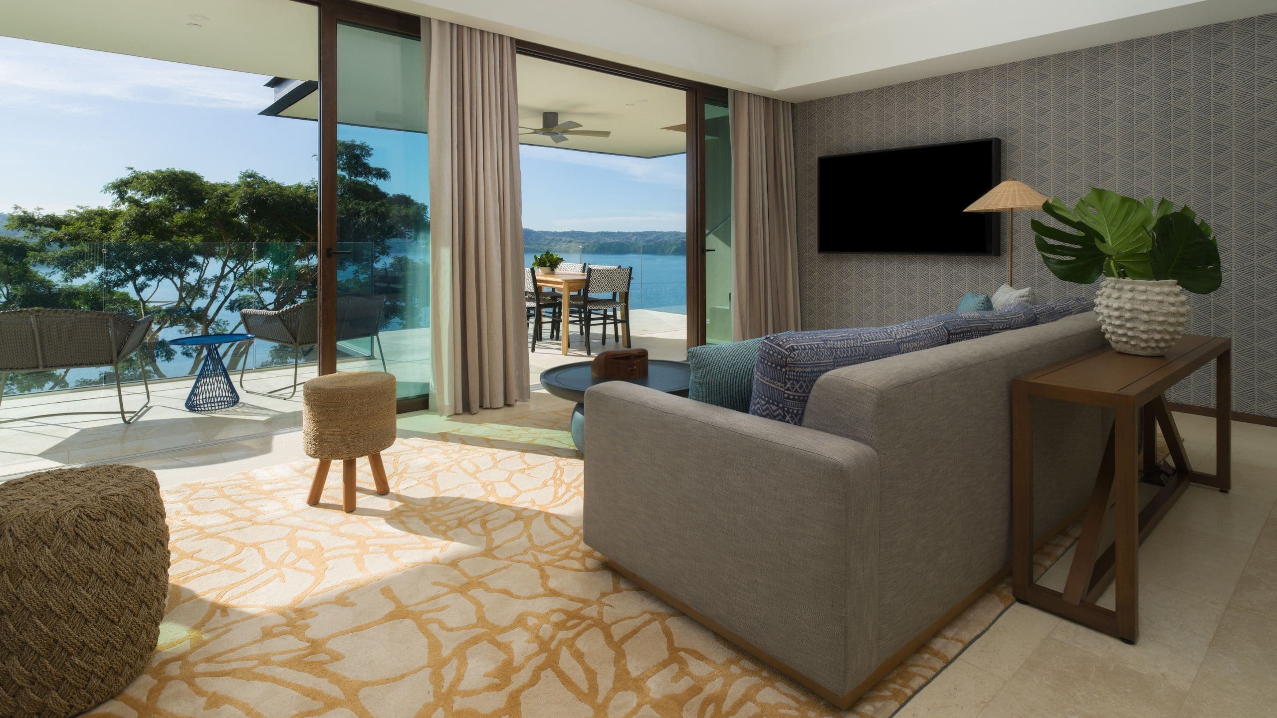Andaz Costa Rica Resort at Peninsula Papagayo Three Bd Penthouse Living Room