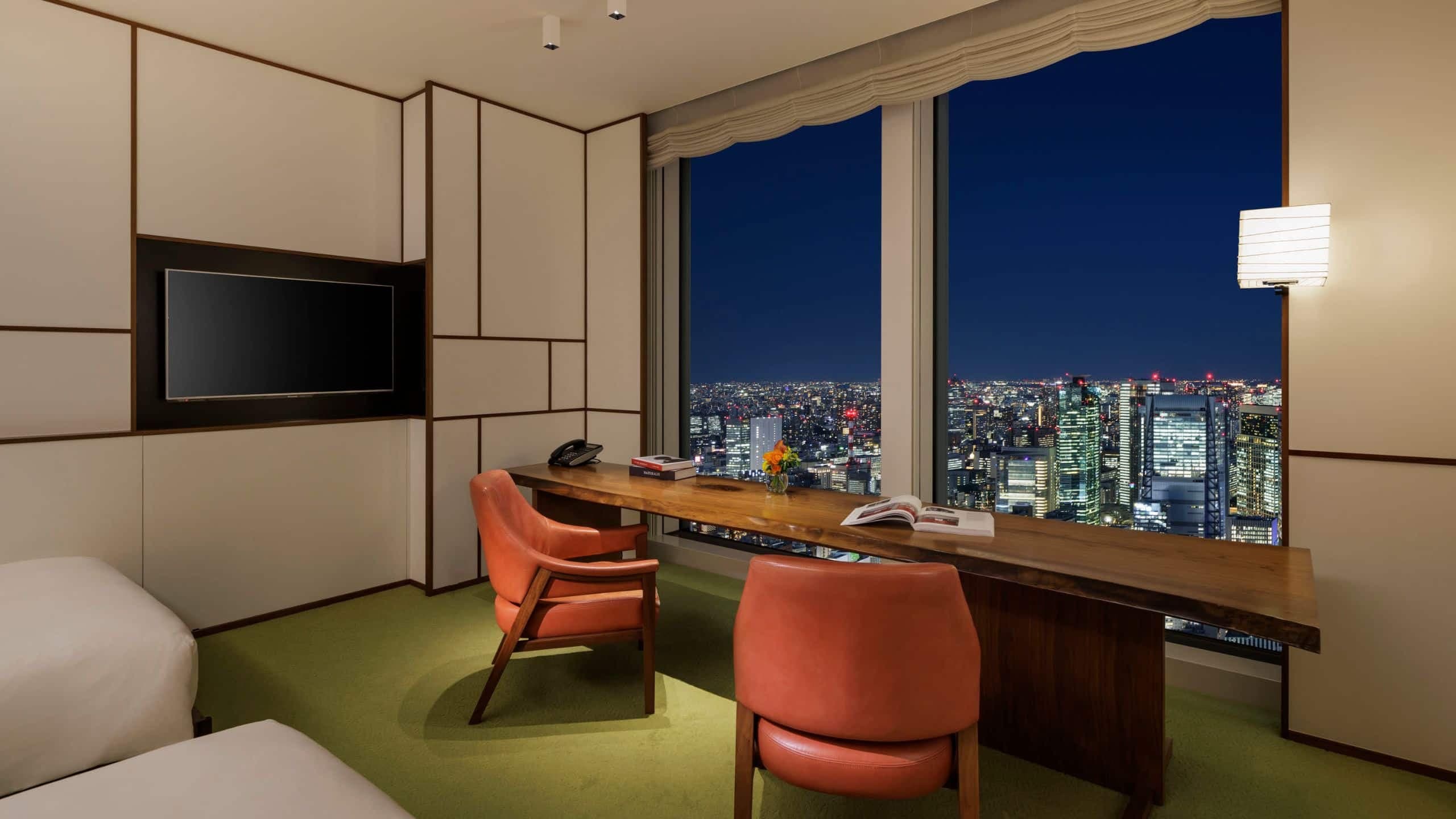 3 из 6 Andaz Tokyo Toranomon Hills Twin Bay View Night