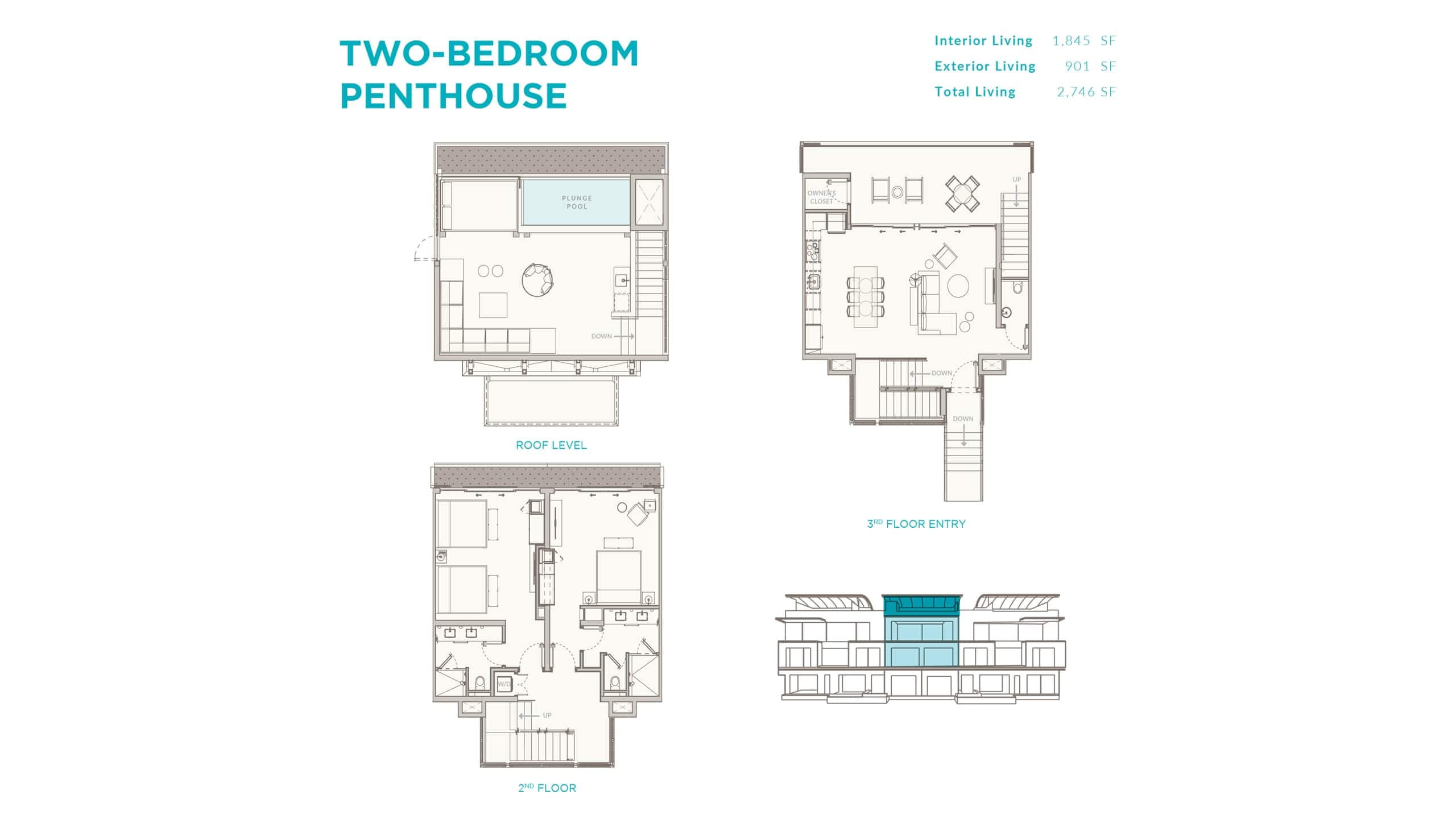 7 de 8 Andaz Costa Rica Resort at Peninsula Papagayo Two Bedroom Penthouse