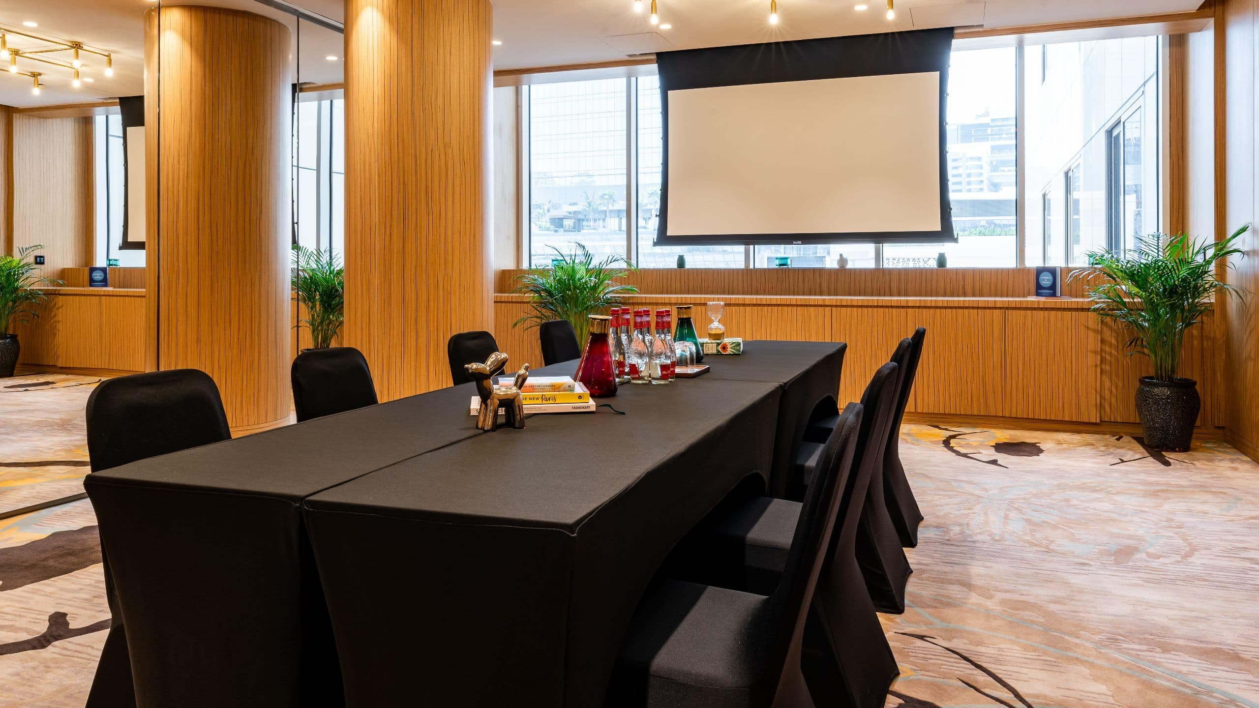 2 of 4 Andaz Dubai The Palm Meeting Room Boardroom Setup Detail