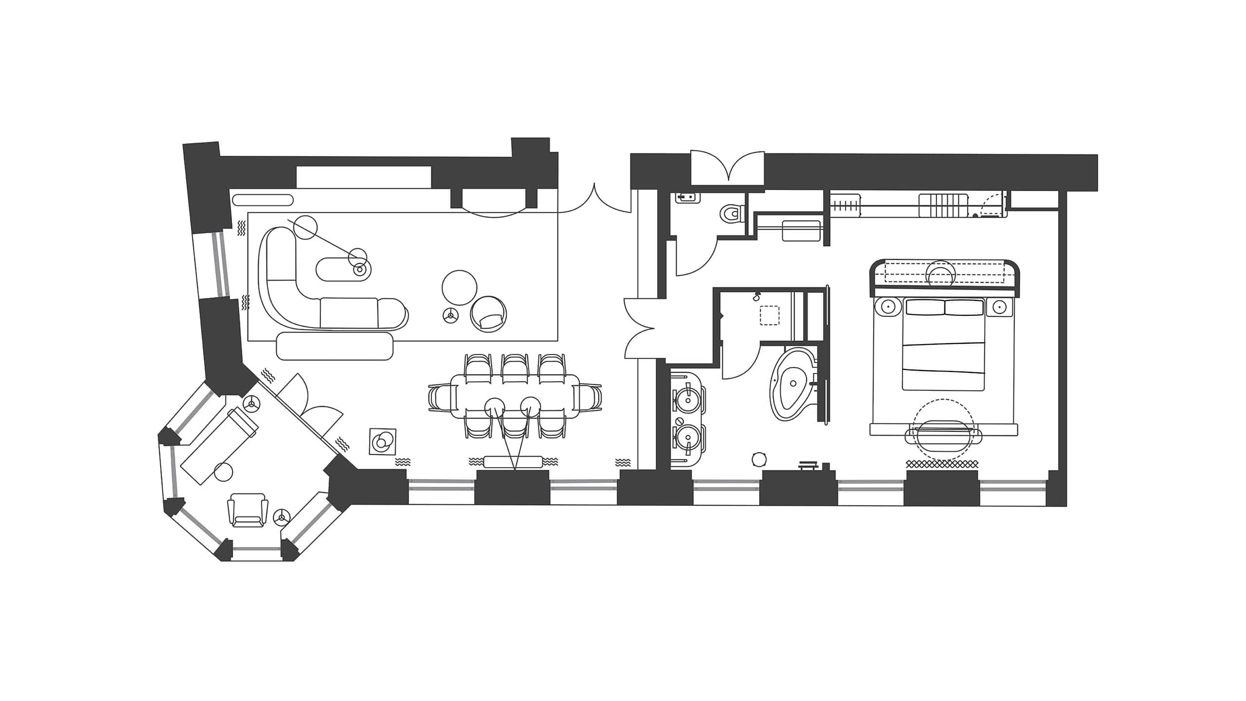 6 von 6 Andaz Prague Wintergarden Residence Suite