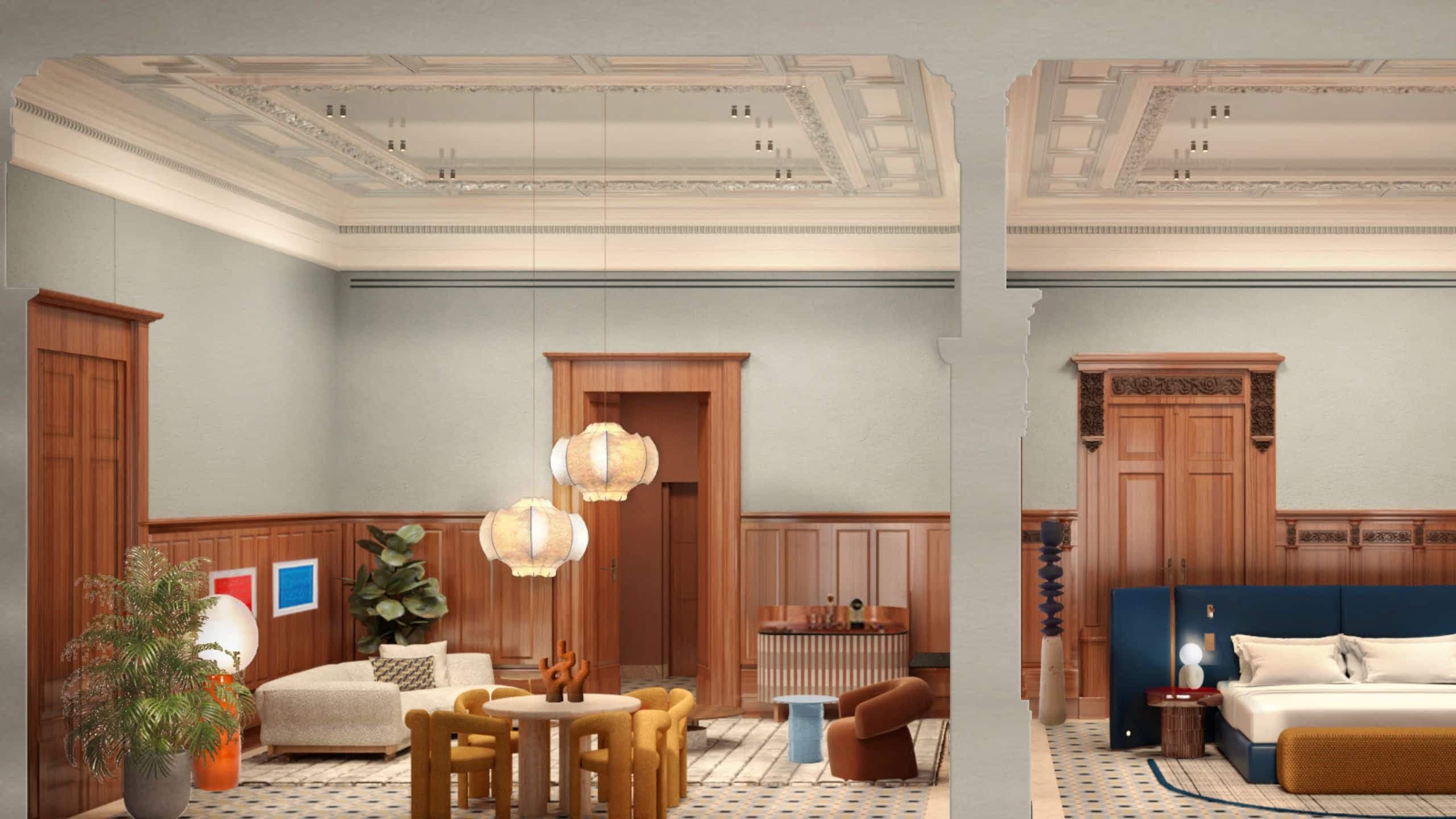 1 von 2 Andaz Lisbon Presidential Section Living Bedroom