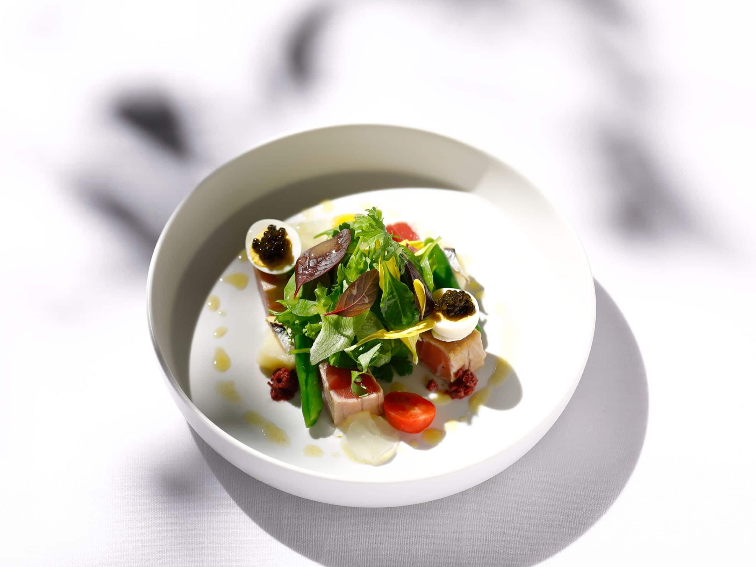 Andaz Tokyo Toranomon Hills Wedding Cuisine Salad With Shade