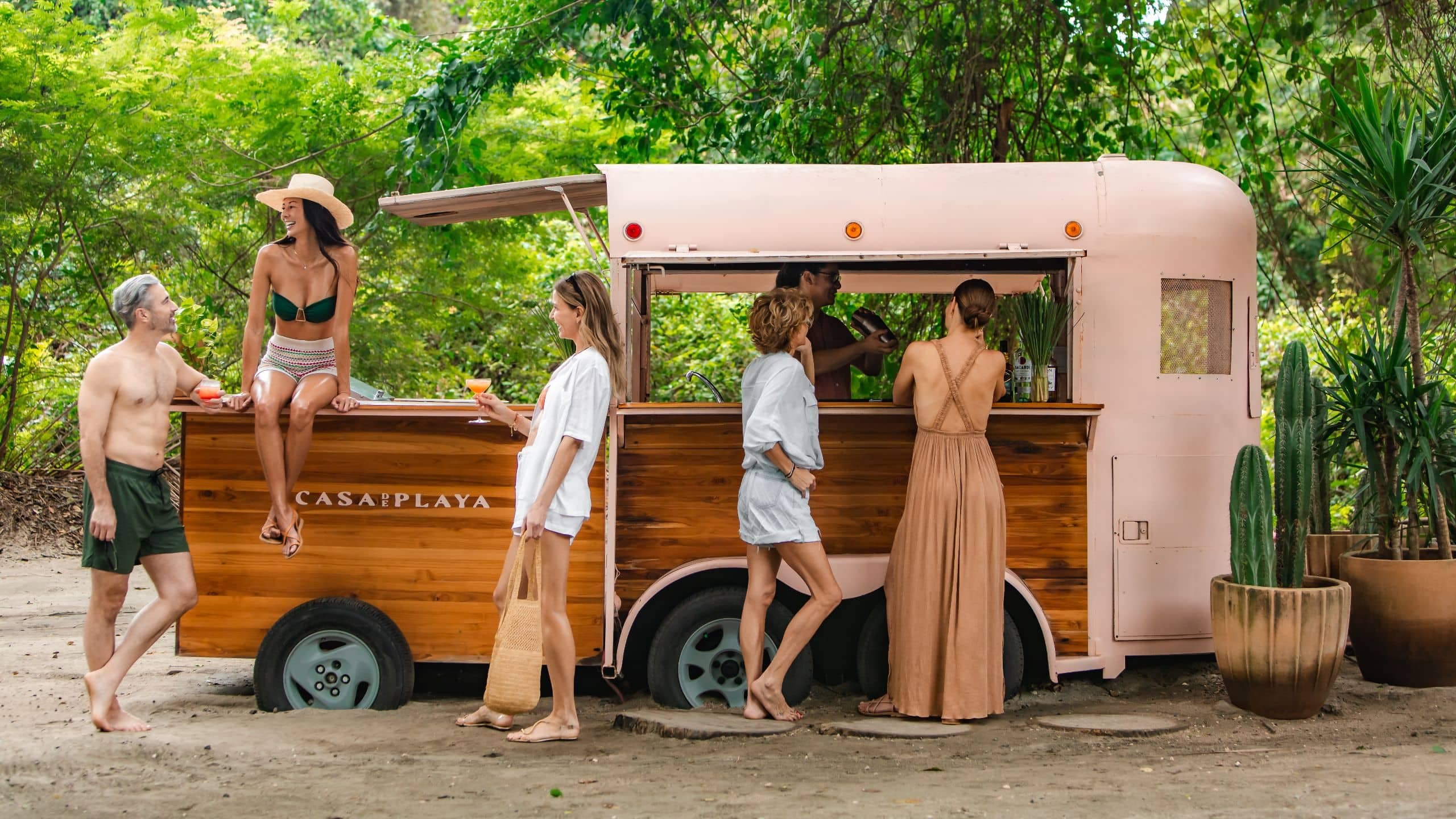 Andaz Peninsula Papagayo Resort, Costa Rica Beach Bar Casa De Playa Guests