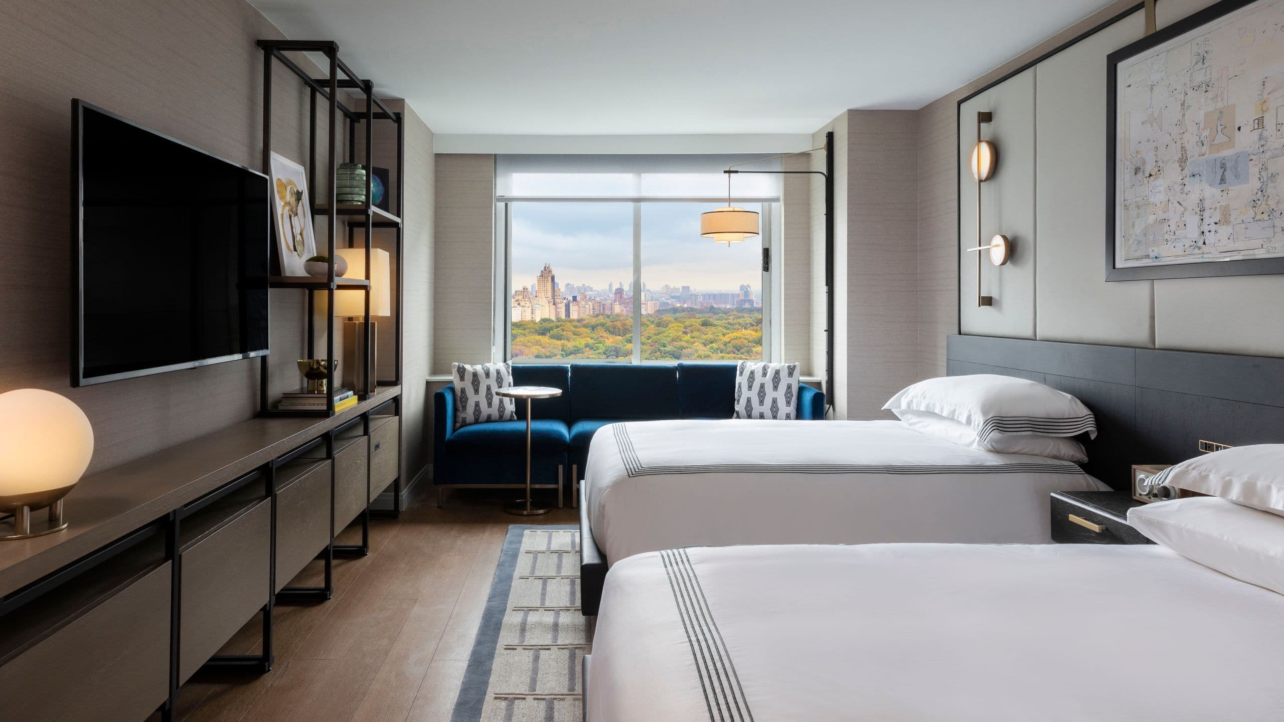 Thompson Central Park New York Upper Stories Double Double Park View