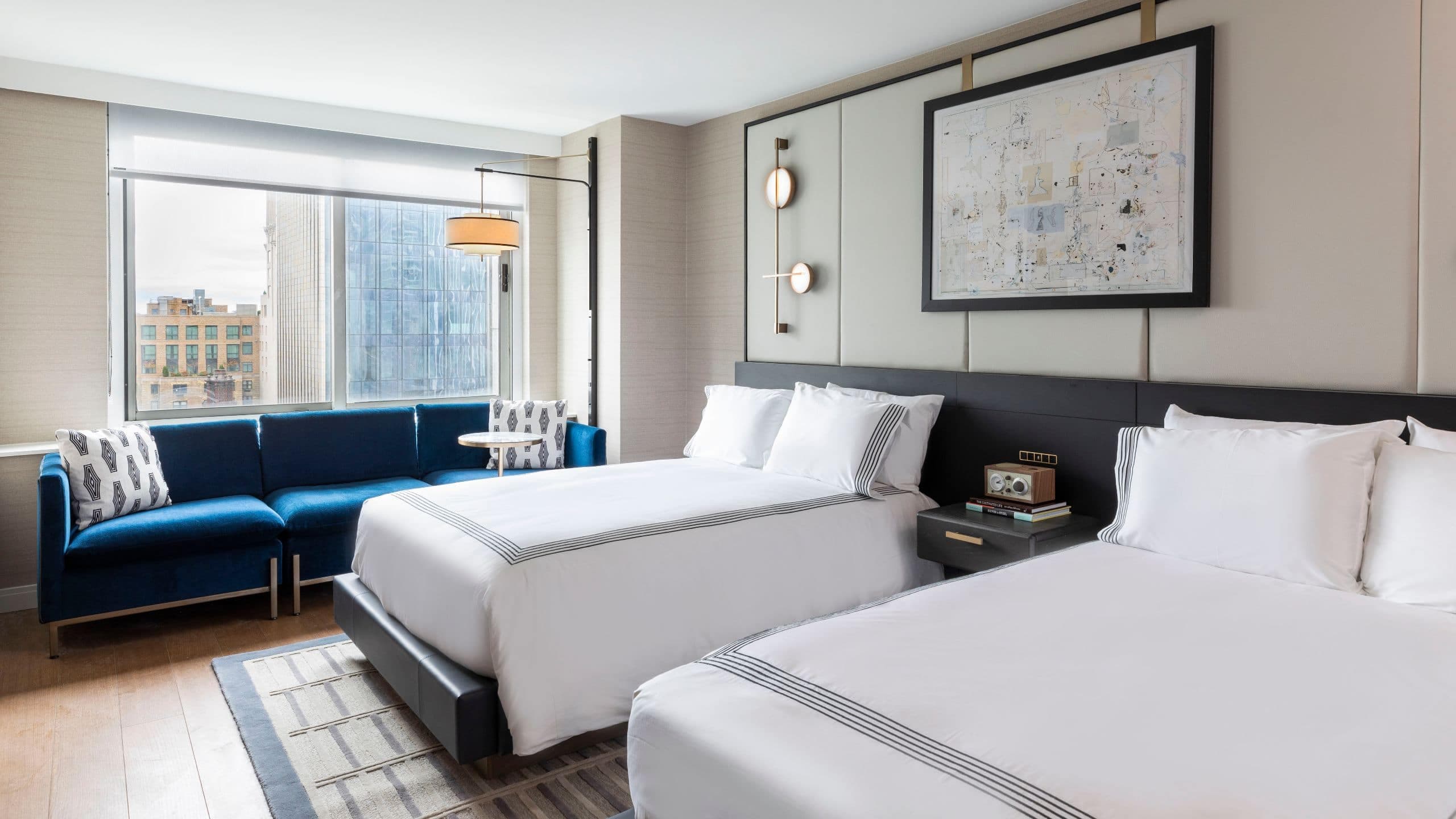 Thompson Central Park New York Upper Stories Double Double Side View