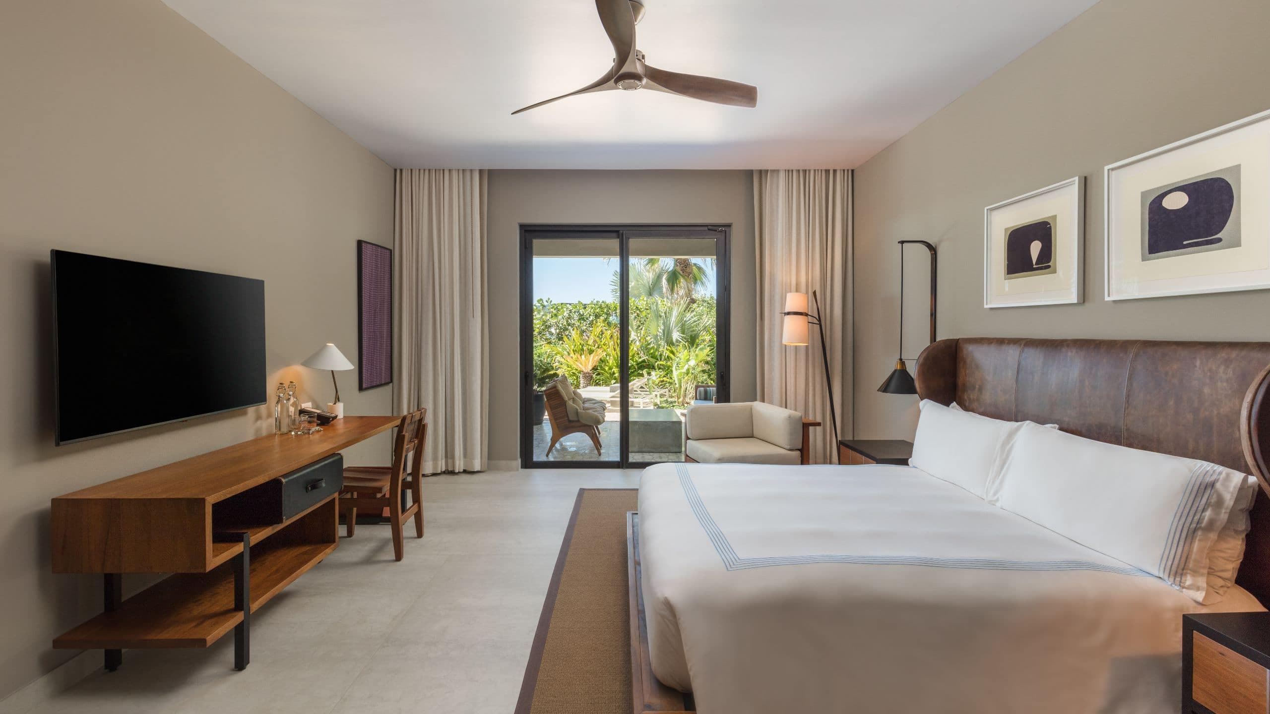2 of 5 The Cape, a Thompson Hotel One Bedroom Villa Plunge Pool Garden View Bedroom