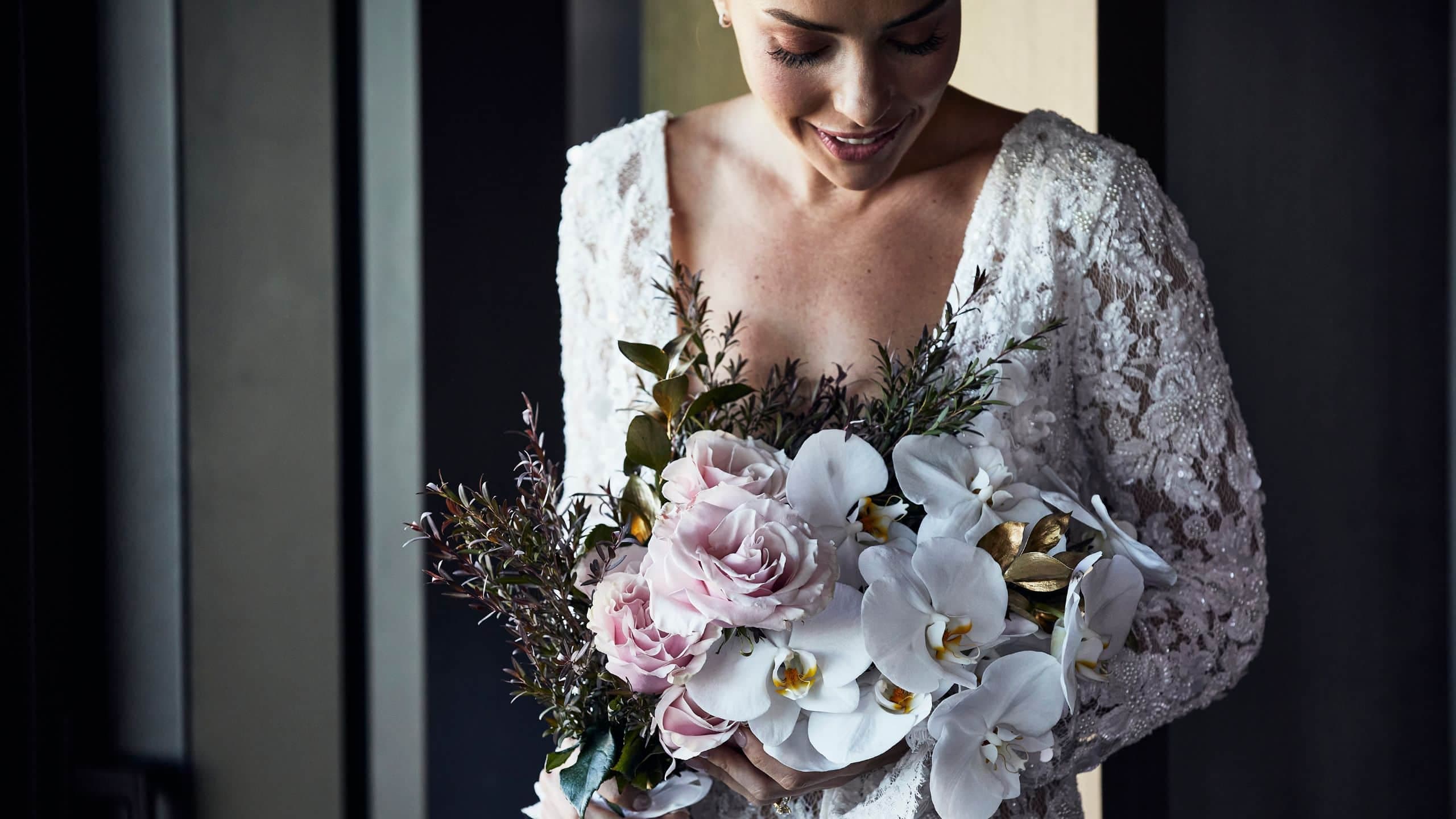 1 of 1 Global Bride Wedding Bouquet Orchids