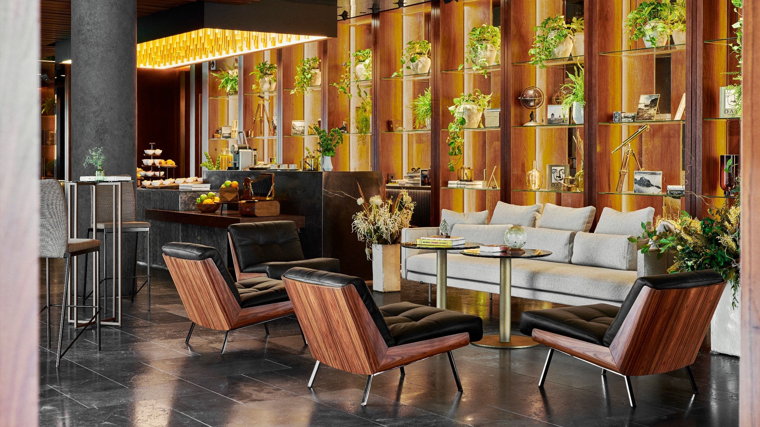 1 of 3 Thompson Madrid Foyer