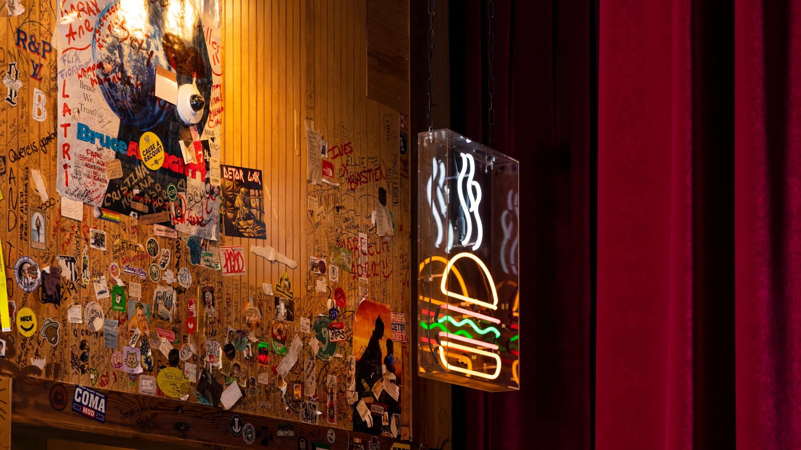 1 of 1 Thompson Central Park New York Burger Joint Entry Neon